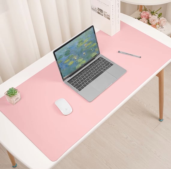 Silicone Leather Desk Mat, Large Custom Desk Mat, Personalised