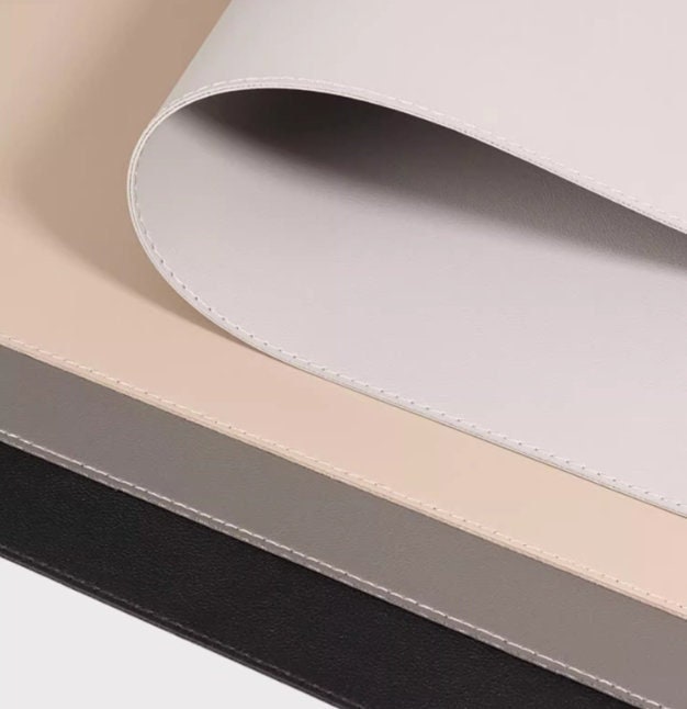 PVC Leather Desk Mat, Custom Size Desk Mat, Office Desk Pad, Waterproof Large Desk Mat, Desk Surface Protector, Non-slip Office Mouse Pad