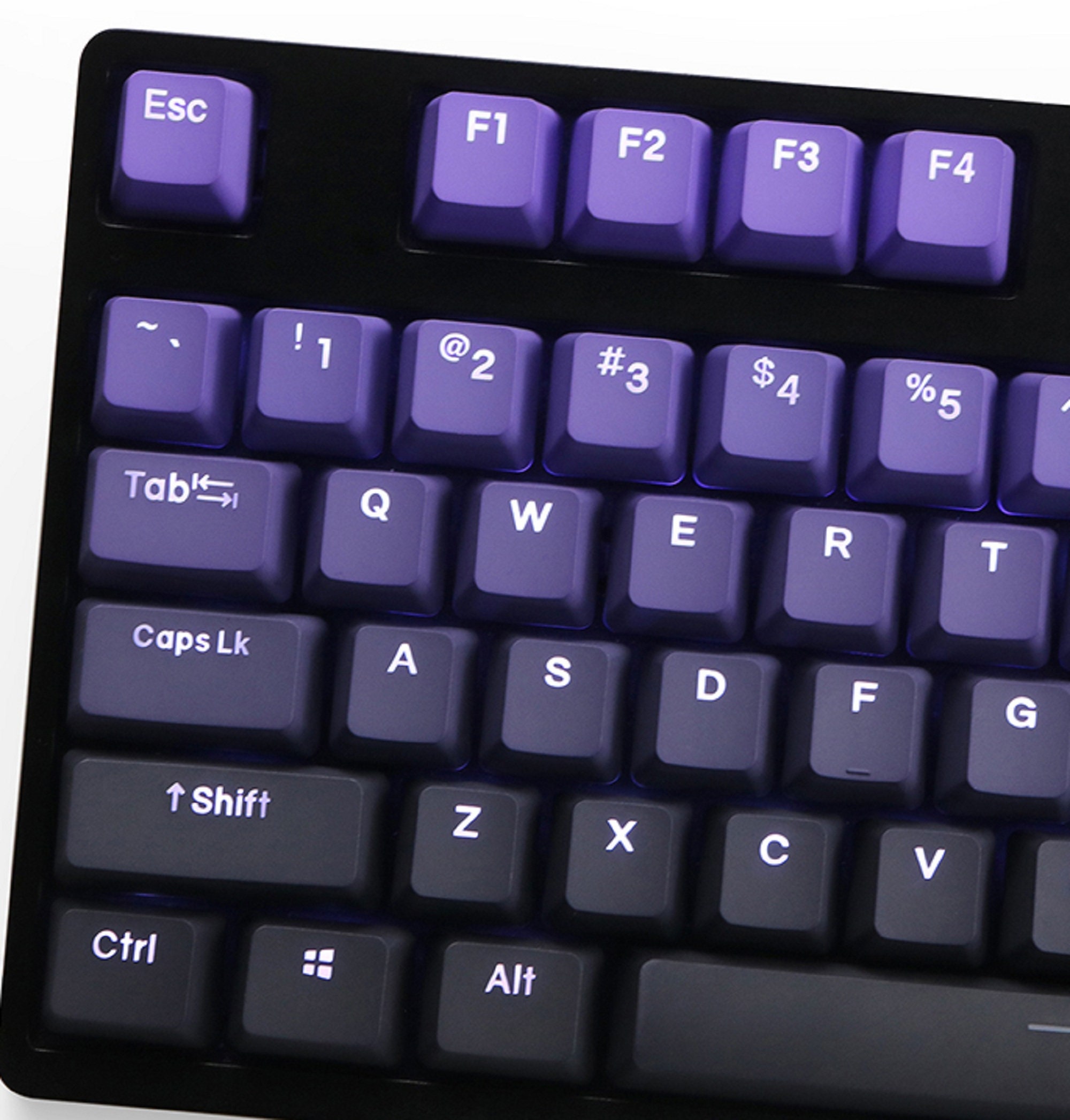 translucent purple keycaps translucent purple keycaps