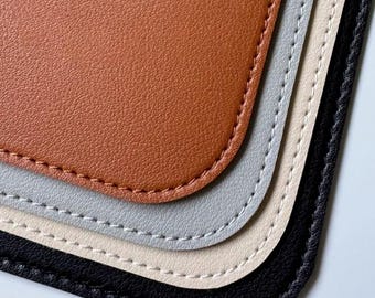Podkładka na biurko z korka, dwustronna, duża podkładka pod mysz, minimalistyczna podkładka na klawiaturę, szyte personalizacje