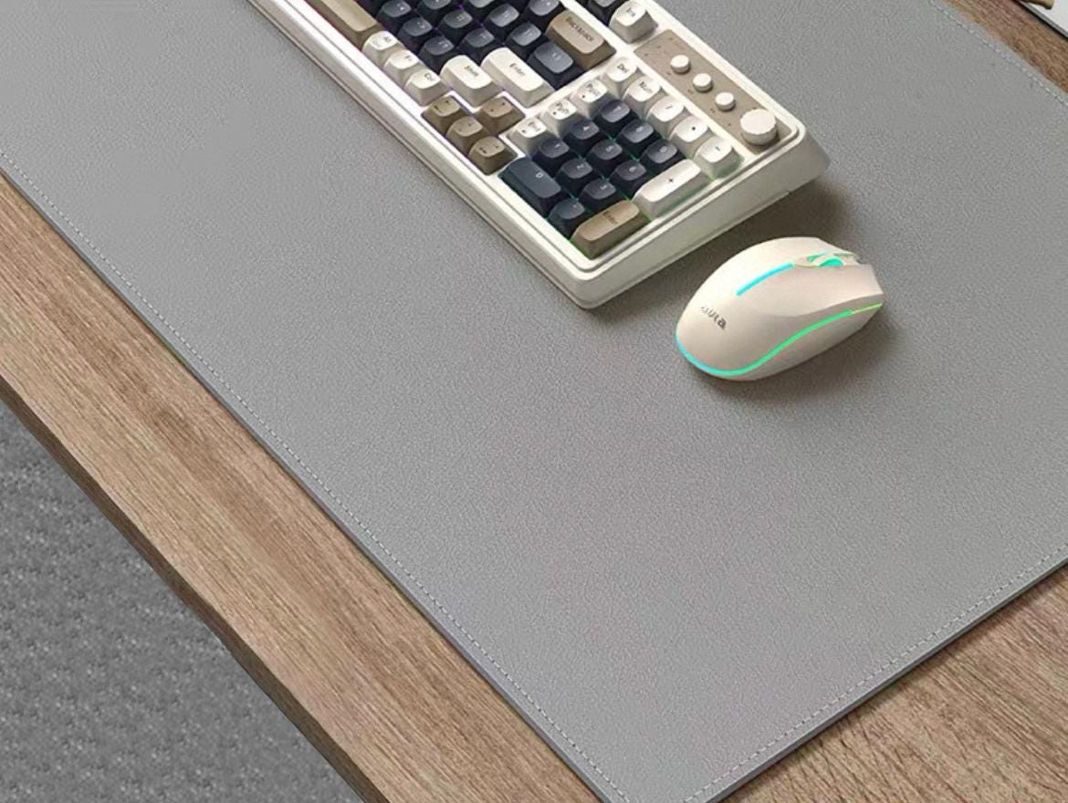 Custom Size Leather Deskmats, E-sports Gaming Desk Mat, Computer Office ...