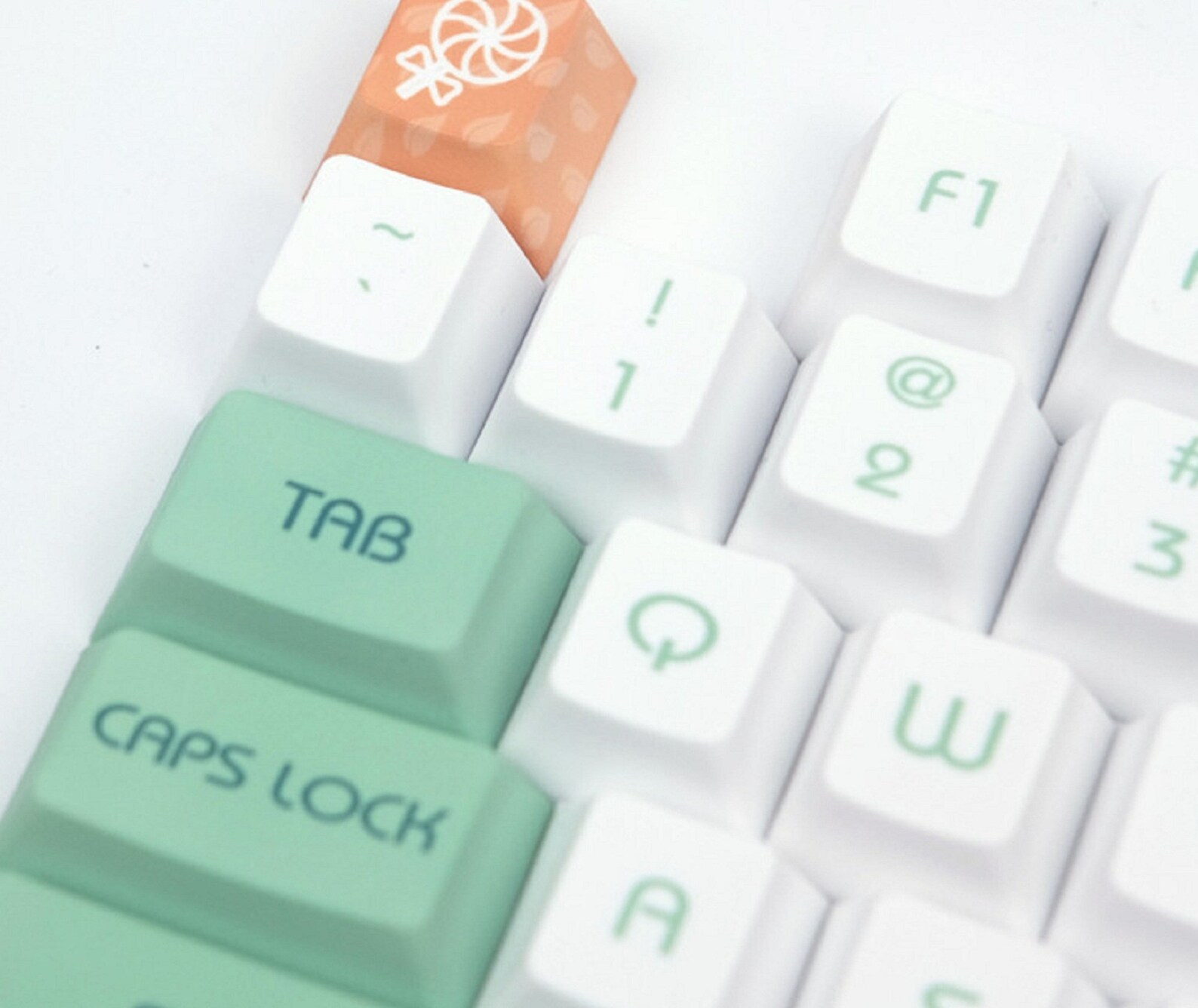Mint Keycaps Set Cherry Artisan Keycaps Set 60 87 104 108 Etsy België