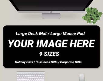 Custom Photo Desk Mat, Custom Your Image Mat, Large Desk Mat, Personalised Office Desk Mat, Mousepad Gifts, Boyfriend Gifts, Husband Gifts