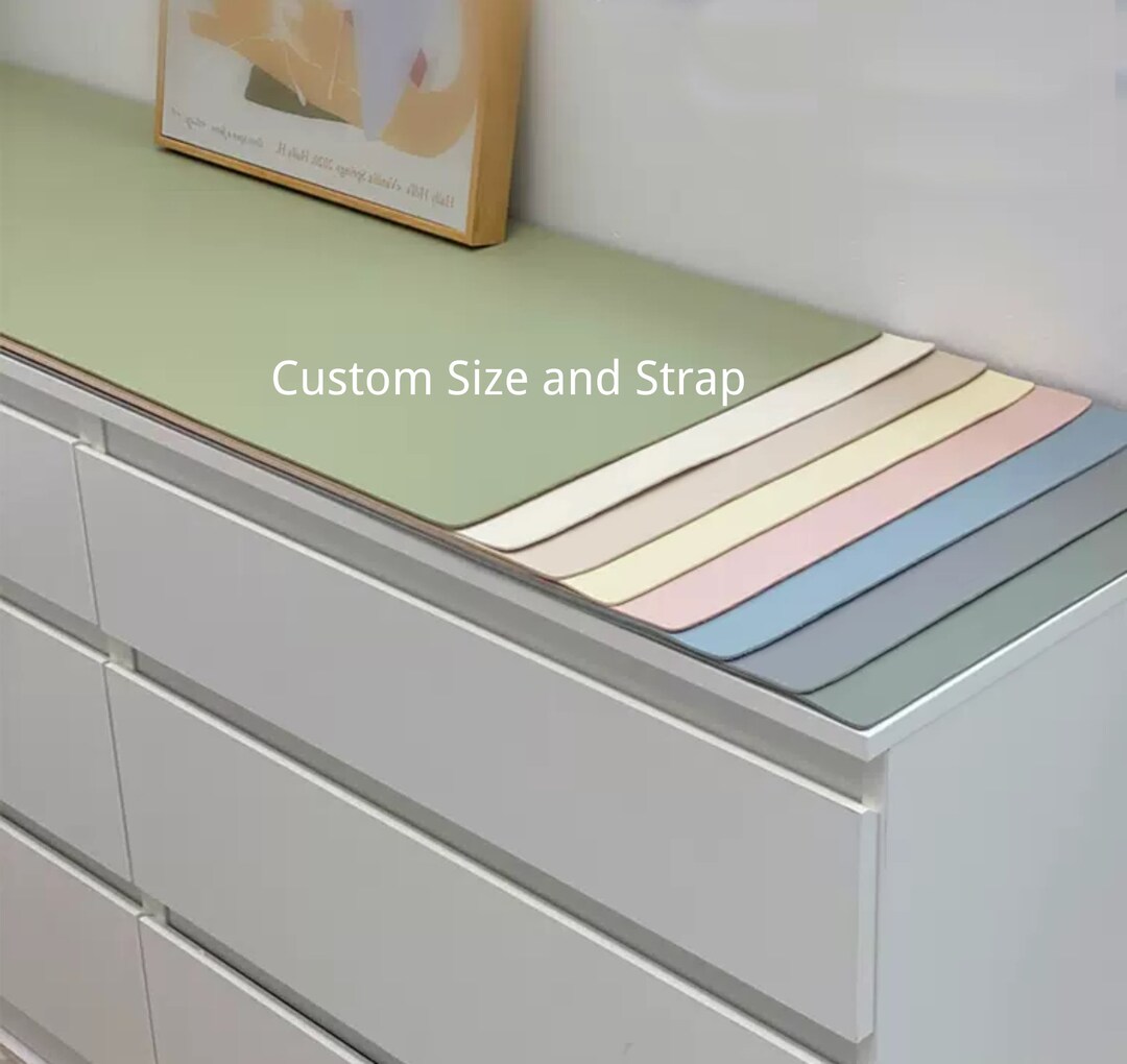 Custom Office Desk Mat, Leather Mouse Mat, Waterproof Large Desk Pad