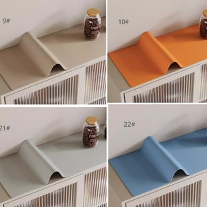 Custom Size Desk Mat, PVC Leather Office Desk Mat, Waterproof Large ...