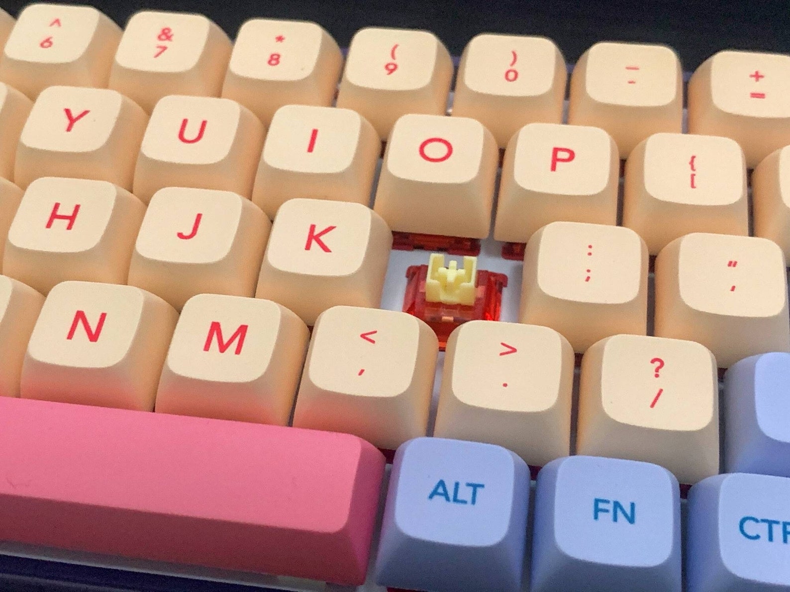 Pink Marshmallow Keycaps Set Cute XDA Keycaps Set Etsy