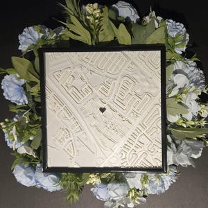 Carte 3D personnalisée où tout a commencé, cadeau pour couple, premier rendez-vous amoureux, rencontre