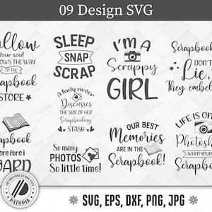 Scrapbook SVG Cut files for your crafting work