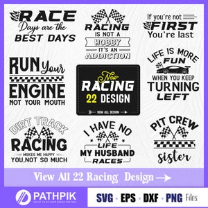 Racing SVG Bundle, Racing svg, Racing Sprüche svg, Car Racing Zitat SVG, Car Racing SVG, Racing svg Geschenke, es ist Renntag