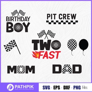 誕生日 男の子 SVG ママ パパ SVG バンドル、車の誕生日 男の子 SVG ママ パパ バンドル、車のテーマの誕生日 レースカー 誕生日 SVG、誕生日 男の子 ギフト T シャツ