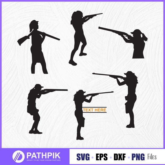 Skeet Shooter Svg, Shooting Silhouette, Hunting & Shooting SVG