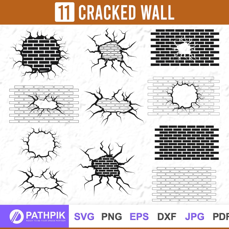 Breaking Bricks Png - Etsy