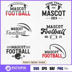 Lot de football Svg, personnaliser les maillots de votre équipe de football, lot de l'équipe de football, fichier de coupe Svg, conception de joueur de football, football personnalisé Svg