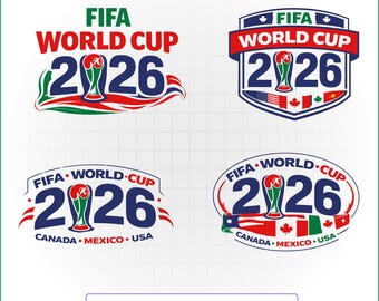 World Cup 2026 Soccer SVG USA Canada Mexico Fan Shirt Cricut Bundle
