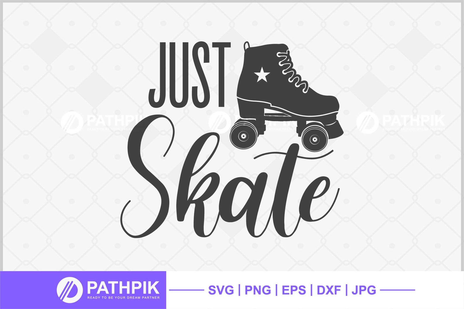 Roller Skate SVG, Cut Files for Your Crafting Work Etsy