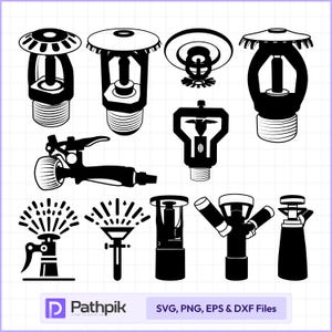 Sprinkler Svg File, Fire Sprinkler SVG, Water Sprinkler PNG, Sprinkler Fitter, Fire Sprinkler PNG