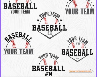 Baseball Custom SVG Design, Baseball Team Shirt Design, Baseball Svg, Baseball Logo  Cut files for your craft work