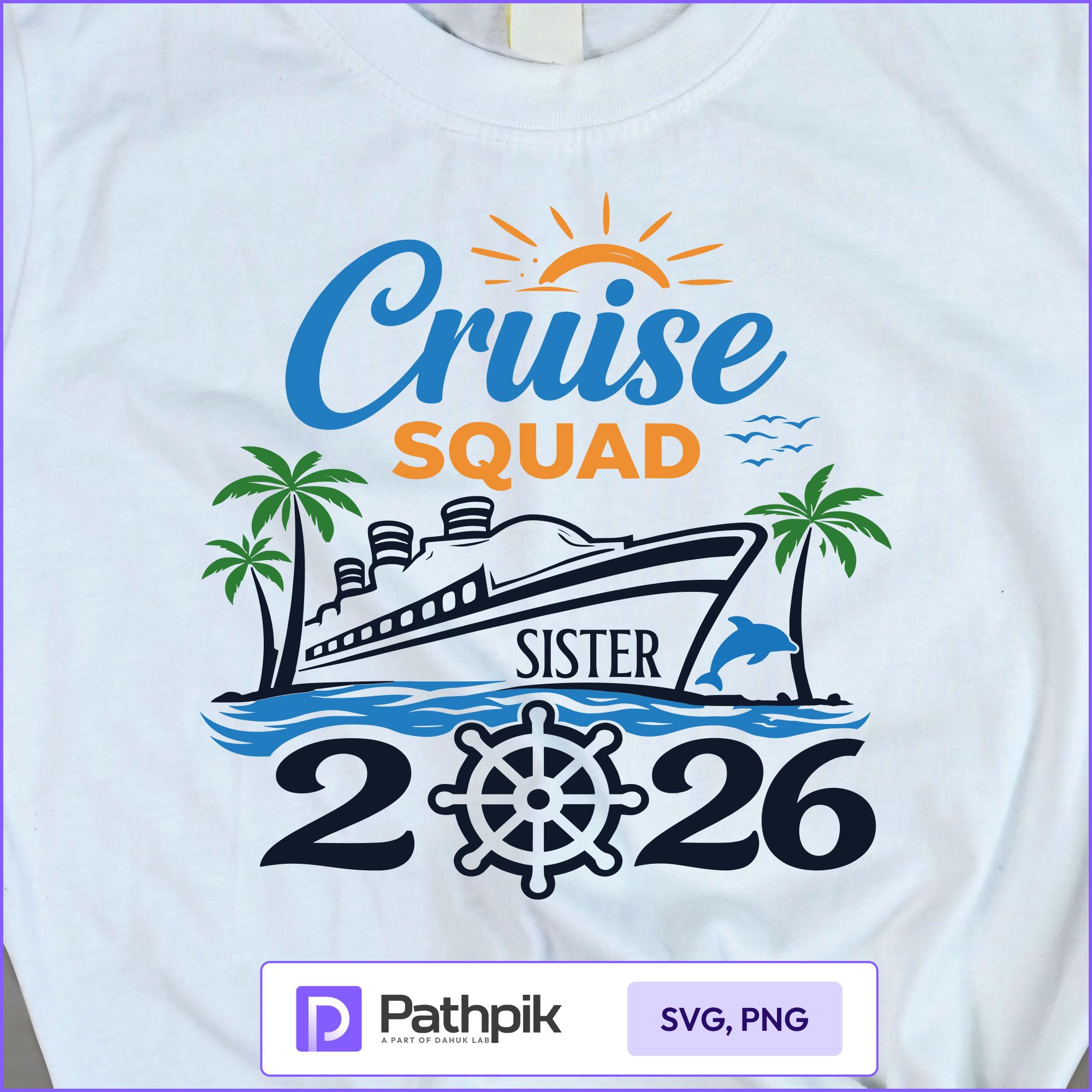 Cruise Squad 2026 SVG PNG Bundle, Family Vacation Shirt Designs - Etsy