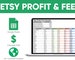 Etsy Fee & Profit Calculator Spreadsheet | Etsy Fees For 40+ Countries | An Essential Etsy Seller Spreadsheet | Auto Updates | Google Sheets 