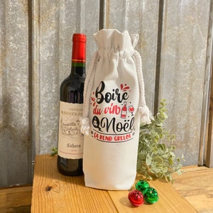 Wine bag, drinking wine at Christmas makes you jangle