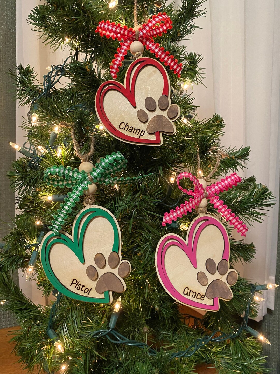 Personalized Dog Fall Season Wooden Sign - Gift Idea for Dog Lovers - Up to 3 Dogs