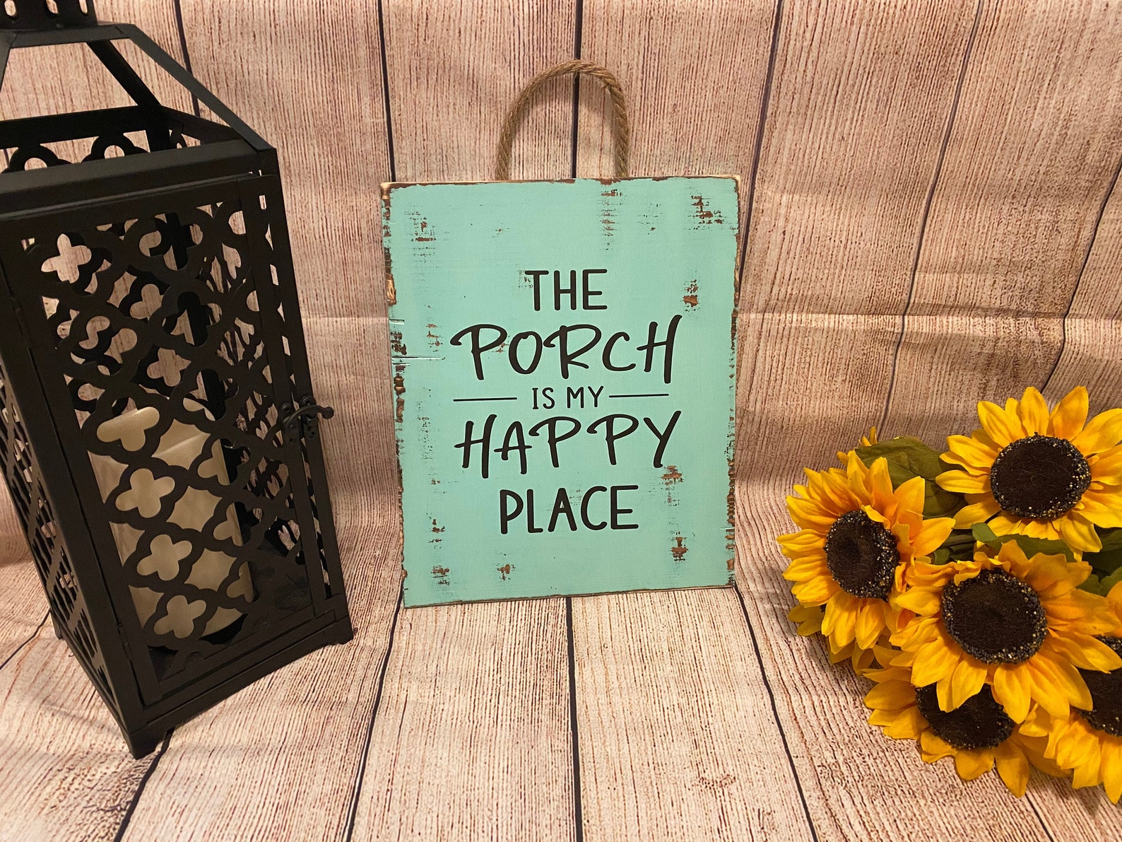 Porch Sign The Porch is my Happy Place Outdoor Sign Porch Etsy