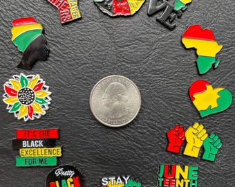 PatsyPutty Juneteenth Enamel Cover Minders Needle Minders