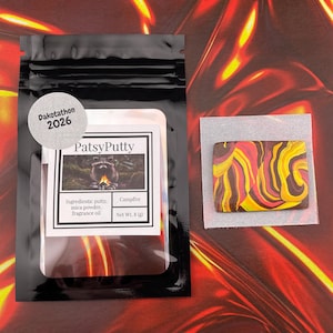 PatsyPutty Lagerfeuer Diamant Malerei Spachtelmasse | 8g | Dakothon Event gesponsertes Produkt