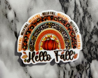 Hello Fall Planar Resin Cover Minder