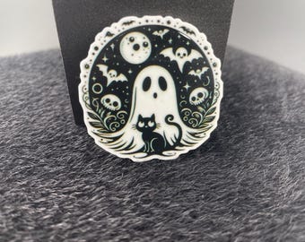 PatsyPutty Ghost & Black Cat Cover Minder Needle Minder