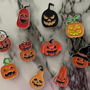 Halloween Themed Enamel Cover Minders Needle Minders