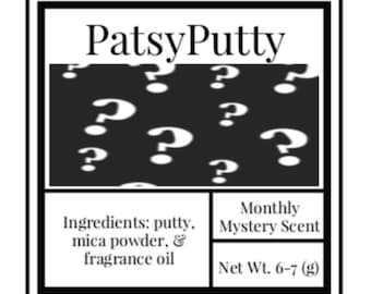 Mastic pour peinture au diamant PatsyPutty, parfum mystère mensuel