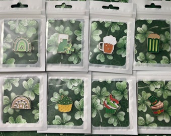 PatsyPutty St. Patrick's Day Enamel Cover Minders Needle Minders Group 4
