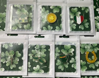 PatsyPutty St. Patrick's Day Enamel Cover Minders Needle Minders Group 5