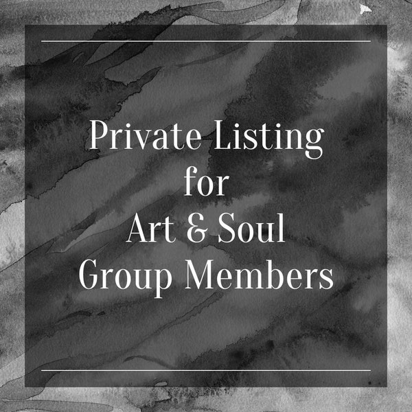 Art & Soul Private Listing for You Matter Event Putty