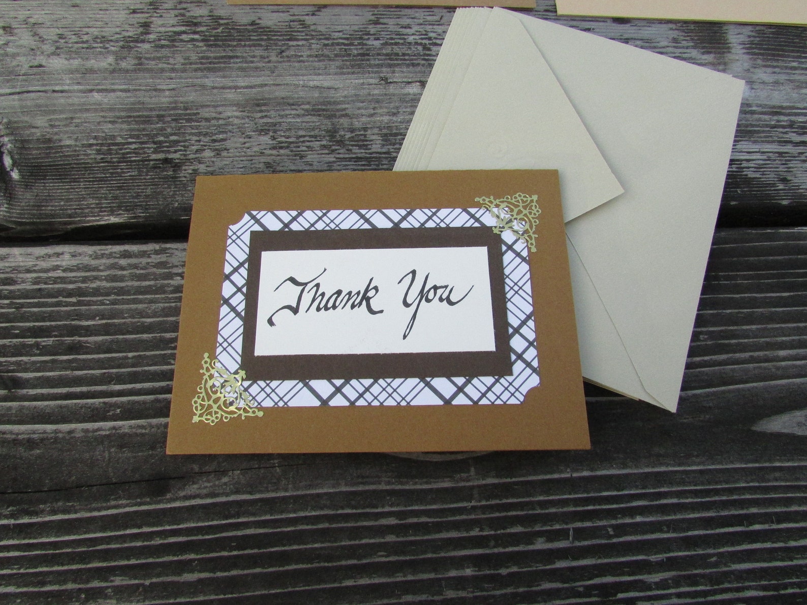 thank you cards without envelopes