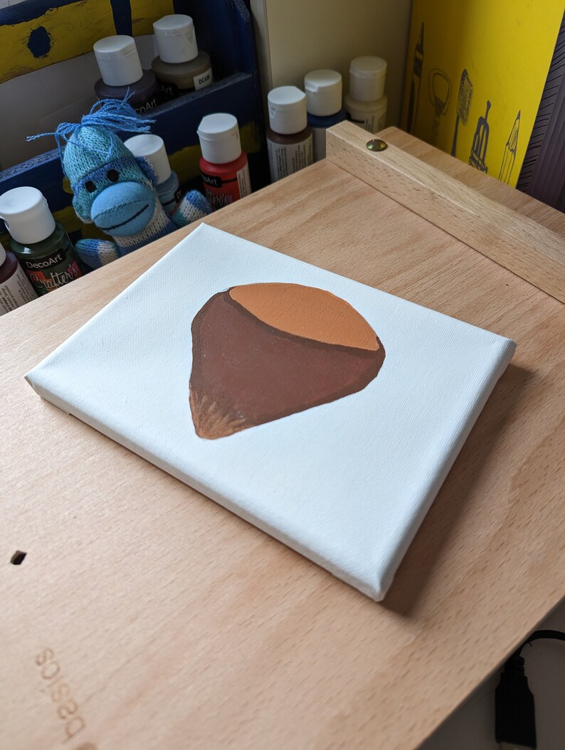 Original Stardew Valley Hazelnut Acrylic on Canvas 5 X 7 Canvas Gamer