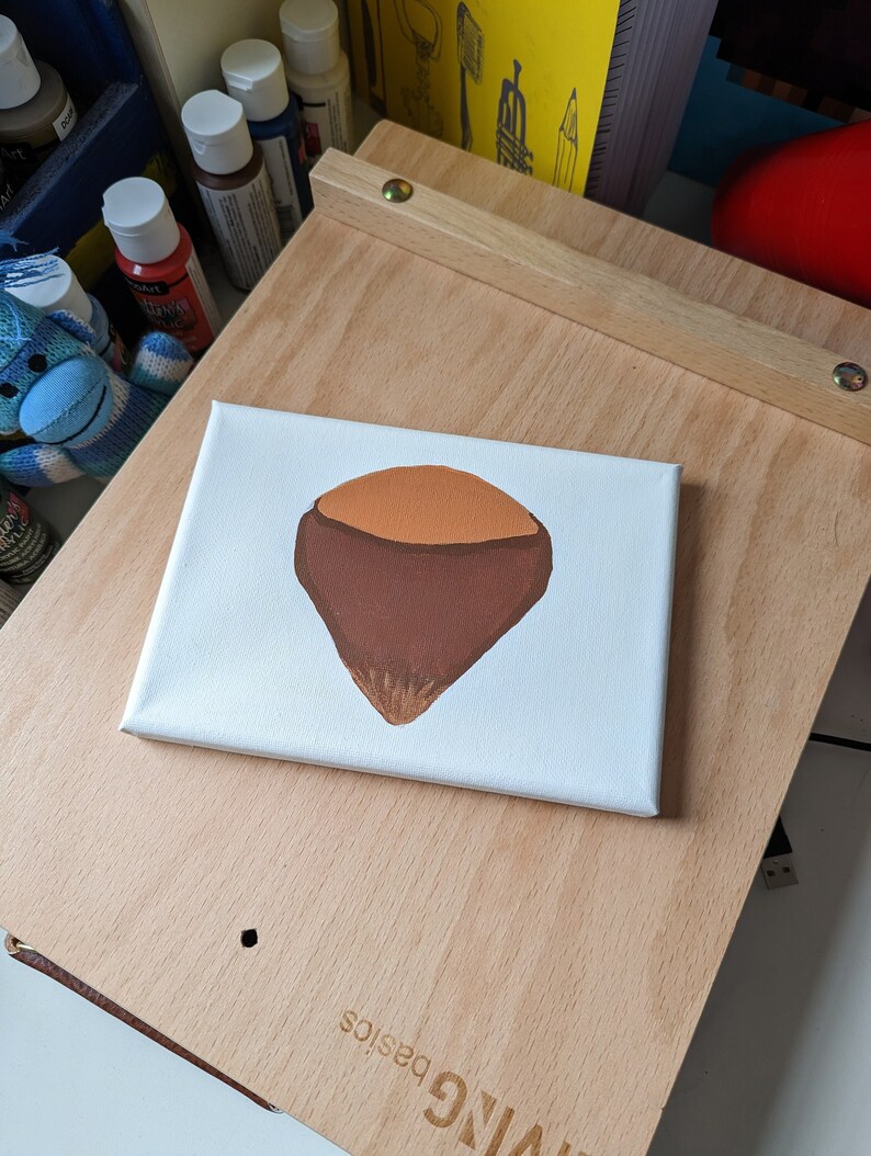 Original Stardew Valley Hazelnut Acrylic on Canvas 5 X 7 Canvas Gamer