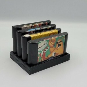 Sega megadrive genisis game cart display holder mount mega drive
