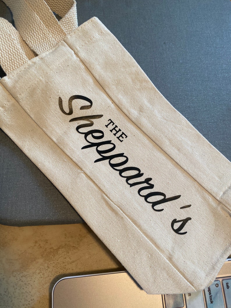 Custom Wine Tote
