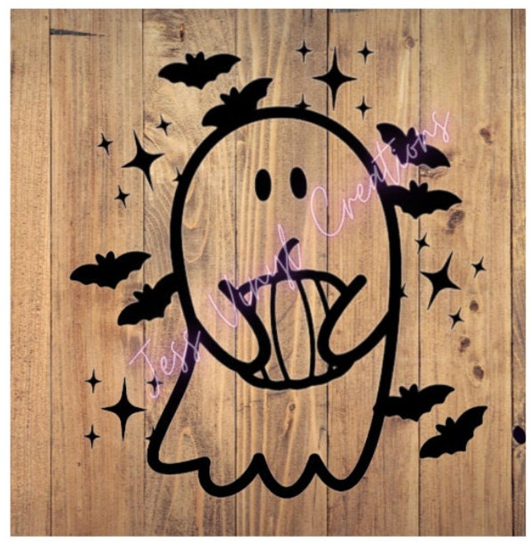 Cute Ghost Decal Ghost Car Decals Decals for Cars, Laptops, Etc,. Cute
