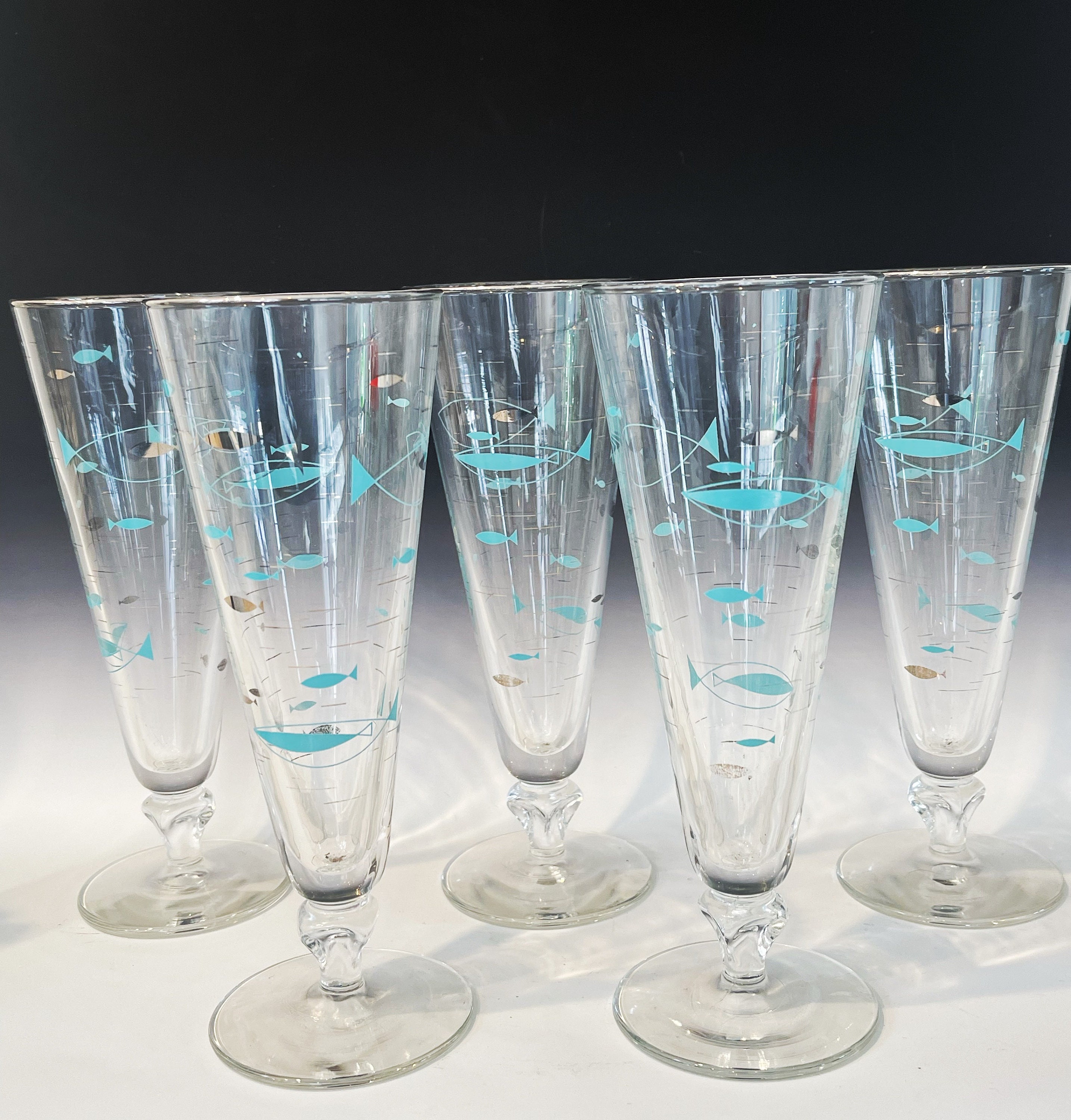Fish Martini Glasses - set of 4 (or more!) – Once A Tree Camden