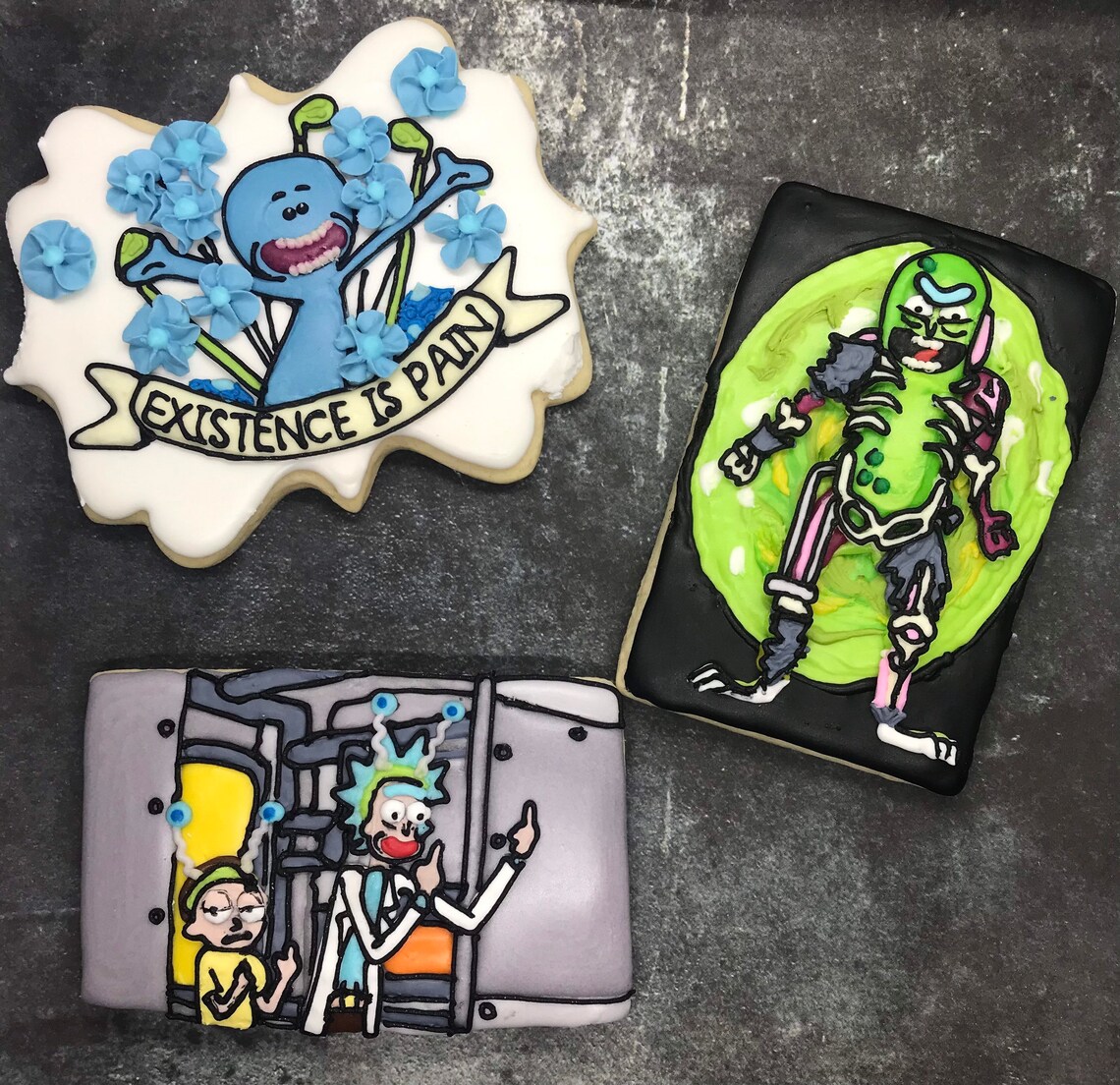 Rick and Morty cookie collection Etsy