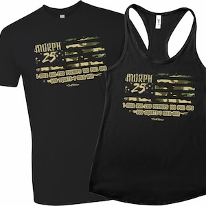 Murph 2025 camouflagevlag tanktop of t-shirt, ClubFitwear, racerback tanktop of t-shirt (dgl26)