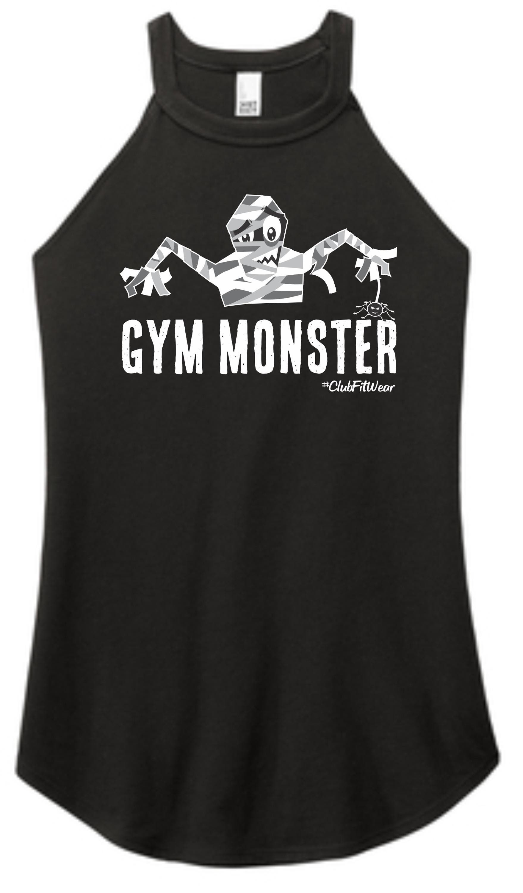 Gym Monster Mummy - High Neck Rocker Tank - Clubfitwear Gym Monster Mummy - High Neck Rocker Tank - Clubfitwear