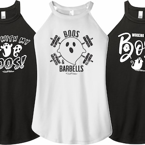 Boos High Neck Rocker Tank Bundle - ClubFitWear (wh147, wh89, blk97)