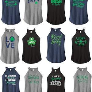 Ierse Rocker Tanks - Leuke trainingstanktops met Iers thema - ClubFitWear