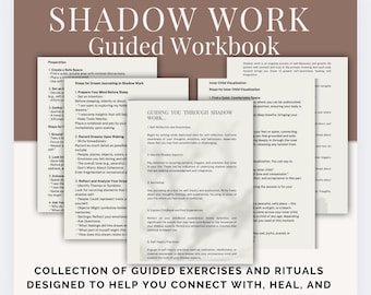 Pode incluir: Um livro de trabalho digital intitulado "Shadow Work: Guided Workbook" com uma coleção de exercícios e rituais guiados projetados para ajudá-lo a conectar-se, curar e integrar os aspectos ocultos de si mesmo. O livro de trabalho tem 54 páginas e está disponível para download instantâneo.