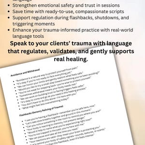 Trauma-informed Therapy Scripts: Client Scenarios & Therapist Responses ...