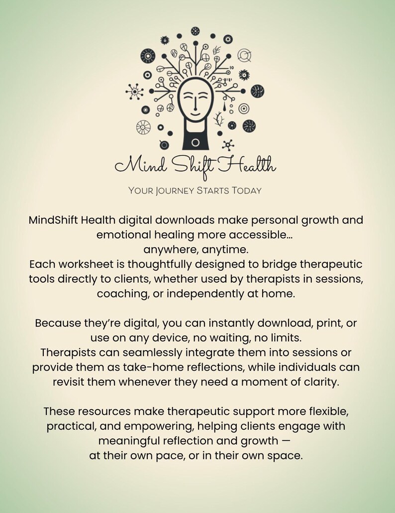 Verstehen Sie Ihre Emotionen sind Sie sagen Ihnen Therapie Referenz Handout Therapist Werkzeuge Ressourcen für emotionale Bewusstseinstherapie Notizen Bild 11